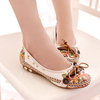 Femme Occasionnelles Chaussures de Mocassins Plates Colorés Bout Rond