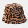 Femmes & Hommes Feutre Motif Léopard Casual Soft Chapeau De Voyage En Plein Air All-match