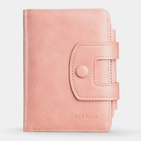 Femmes 10 emplacements pour cartes Porte-monnaie court solide