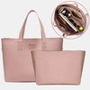 Femmes 2 PCS 15, 6 pouces ordinateur portable grande capacité multi-poches clé amovible sac à bandoulière multifonctionne