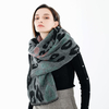 Femmes 200 * 66CM Leopard Soft Artificielle Écharpe Cachemire Hiver Chaud Long Châle