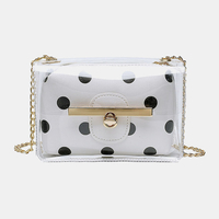Femmes 2pcs chaîne mini sac à bandoulière décontracté sac à bandoulière