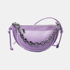 Femmes 2PCS forme irrégulière solide chaîne sac à bandoulière sac à bandoulière
