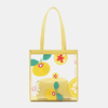 Femmes 2Pcs Étanche Transparent Imprimé Fruit PVC Multi-Carry Sac À Main Fourre-Tout