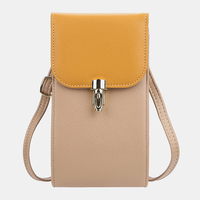 Femmes 4 fentes pour cartes 6, 5 pouces support de téléphone solide portefeuille de sac de téléphone décontracté