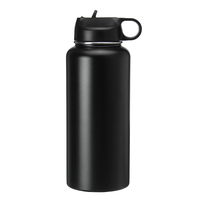 Femmes 946 ML Portable En Acier Inoxydable Thermos Vide Tasse Camping En Plein Air Voyage Bouteille Deau 32 Onces H