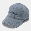 Femmes Agneau Cheveux Soft Chaud Hiver Extérieur All-match Doux Pare-Soleil Chapeau De Baseball