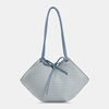 Femmes All-Match Fourre-Tout Grande Capacité Tissage Motif Chaîne Décor Sac À Bandoulière Sac À Main