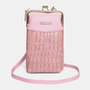 Femmes Alligator Motif En Relief Vertical Grande Capacité Zipper Portefeuille Portable 6, 5 Pouces Téléphone Sac Sac À Ba