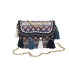 Femmes anneau poignée paille sac pochette rotin messager sac à main plage fourre-tout voyage en plein air