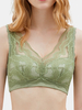 Femmes beauté dos dentelle garnitures sans fil pleine tasse mince dos fermeture soutien-gorge