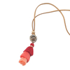 Femmes Bohème Collier Gradient Colorful Glands Pendentif Mode Ethnique Collier pour les femmes
