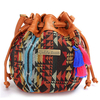 Femmes Bohême Sacs seau en toile Sacs à bandoulière à cordon Sacs à bandoulière