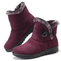 Femmes Boucle Confortable Garder Au Chaud Soft Bottines De Neige