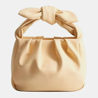 Femmes Bow Pouch Solid Casual Handbag Sac à bandoulière