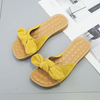 Femmes Butteryfly Knot Soft Bottom Flats Chic Slide Sandales