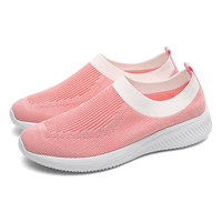 Femmes Casual Antidérapant Kintted Confortable Soft trou Sneakers
