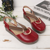 Femmes Casual Élastique Bande Chaussures plates en métal