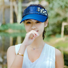 Femmes été dentelle réglable pare-soleil Visor Sun Cap