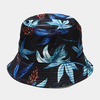 Femmes été UV Protection fleur motif visière chapeau de soleil mode décontracté voyage en plein air seau chapeau
