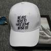 Femmes été UV Protection motif de broderie décontracté Simple courbe bord visière chapeau de soleil chapeau de Baseball
