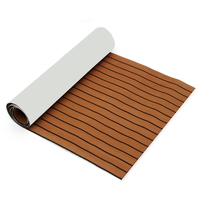 Feuille de tapis de yacht de plate-forme de faux teck de bateau de mousse dEVA de revêtement de sol marin adhésif d