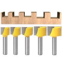 Foret de routeur de 16-25mm de Drillpro 8mm de tige de surface de rabotage de fond de nettoyage de fraisage de bois pour