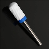 Foret de tête de machine de meulage dongle électrique de 2.3mm foret rond blanc en céramique de clou