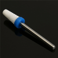 Foret électrique de 3/32 pouces meulage tête de machine mèche en céramique de lime à ongles