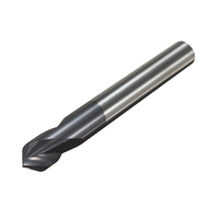 Fraise à chanfreiner en carbure Drillpro 2 cannelures 6mm Fraise 90 degrés HRC45