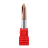 Fraise à chanfreiner HRC55 2-8mm en acier au tungstène à 3 cannelures à 90 degrés AlTiN