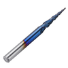Fraise à tête sphérique Drillpro NACO-blue 2 cannelures R0.25 / R0.5 / R0.75 / R1.0 * 15 * D4 * 50 Fraise