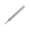 Fraise en bout à long col Drillpro 2 cannelures nez de boule D1.5 R0.2mm HRC60 Fraise à entaille profonde