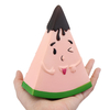 Fruit de melon deau squishy de pastèque 13.5CM drôle dexpressions jumbo de hausse lente rebondissant des jouet