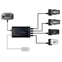 FSUM Intelligent Multi-Charger Fast Charging Adapter Charge Housekeeper for Hubsan ACE PRO SE Refined Blackhawk2 RC Dron