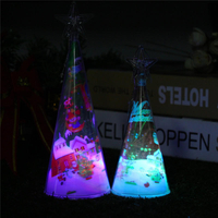 Fête de Noël Décoration de La Maison 3D Mini Couleuré LED Lumière Lampe Arbre Pour Enfants Enfants Cadeau Jouets