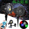 Fête de Noël LED lumière complète Sky projecteur Laser étoile rouge vert lampe Laser pour jardin extérieur pelouse