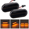 Fumée Lentille Ambre LED Feux De Position Latéraux Tournent Lampes Pour VW Golf MK4 1997-2005 Bora