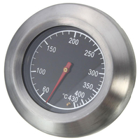 fumeur de barbecue en acier inoxydable thermomètre barbecue grill manometre de temperature 60-430℃