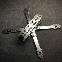 FUS Rayonnement 240 240mm Empattement 4mm Bras 3K Fibre de Carbone 5 Pouces Cadre Kit pour RC Drone FPV Racing