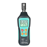 FUYI FY866 Thermomètre Hygromètre Numérique Mini Station Météo Ampoule Humide Point de Rosée Température Compteur LCD Af