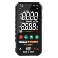 FY107B / FY107C multimètre numérique automatique intelligent 6000 comptes de haute précision petit compteur universel Po