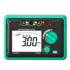 FY511D Earth Resistance Tester 0~2kΩ Range 600V Voltage Measurement High Accuracy LCD Backlit Screen Grounding Rods Port