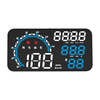 G11 Universal HUD GPS Head Up Display Speedometer Odometer LED Display Windscreen Projector with Overspeed Fatigue Drivi