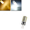 G4 3W blanc / blanc chaud 48 SMD 3014 12V LED ampoule de ma s 