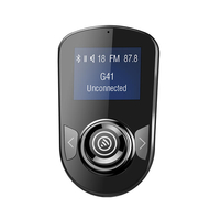 G41 Chargeur allume-cigare bluetooth MP3 Lecteur audio Transmetteur FM 1, 77 pouces LCD