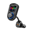 G45 1.8 pouces Colorful QC3.0 Chargeur de voiture rapide Bluetooth Lecteur MP3 EQ Audio Fréquence Transmetteur FM