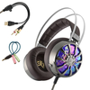 G610S casque de jeu 50mm unité de pilote basse stéréo son réduction du bruit micro 3.5mm prise Audio pour PS3/4 PC Gamer