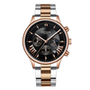 GADYSON A0701 Montre Homme Montre Affichage de la Date Montre à Quartz Bracelet en Acier Inoxydable