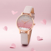 GADYSON A0901 mode femmes montre créatif élégant cadran bracelet en cuir femme montre à Quartz